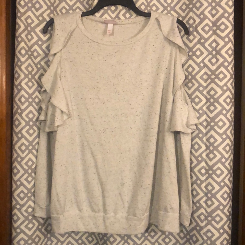 Ingrid & Isabel Maternity Cold Shoulder Blouse